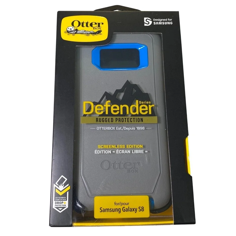 OtterBox Defender Samsung Galaxy's S8 Case Rugged Blue Gray Gift Idea